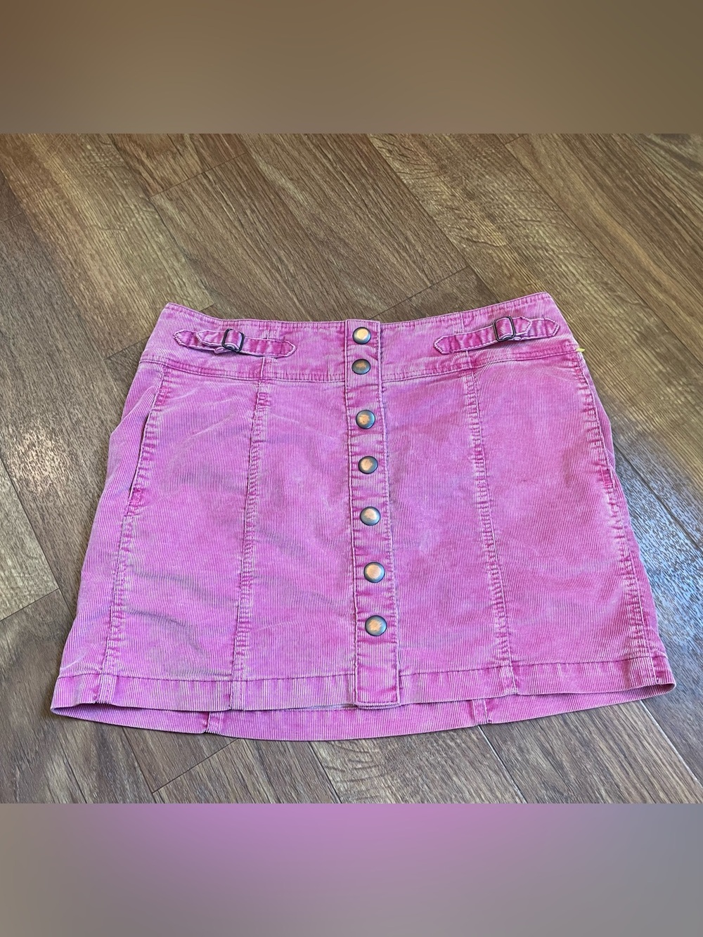 Vintage Y2K Gap Pink Corduroy Mini Skirt 2004 Women’s Size 10 Or 34 inch Waist